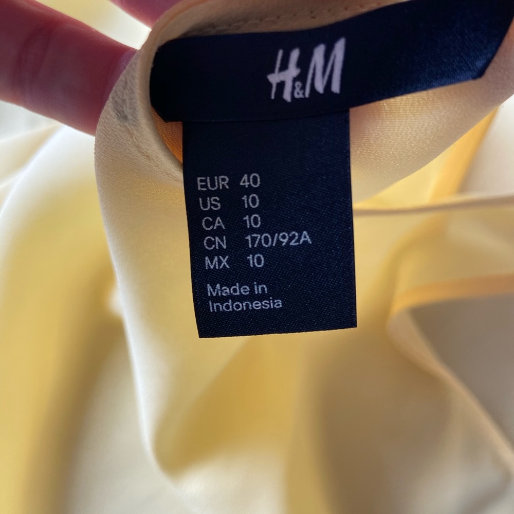 H&M Yellow Tank Size 10 - Picture 8 of 10